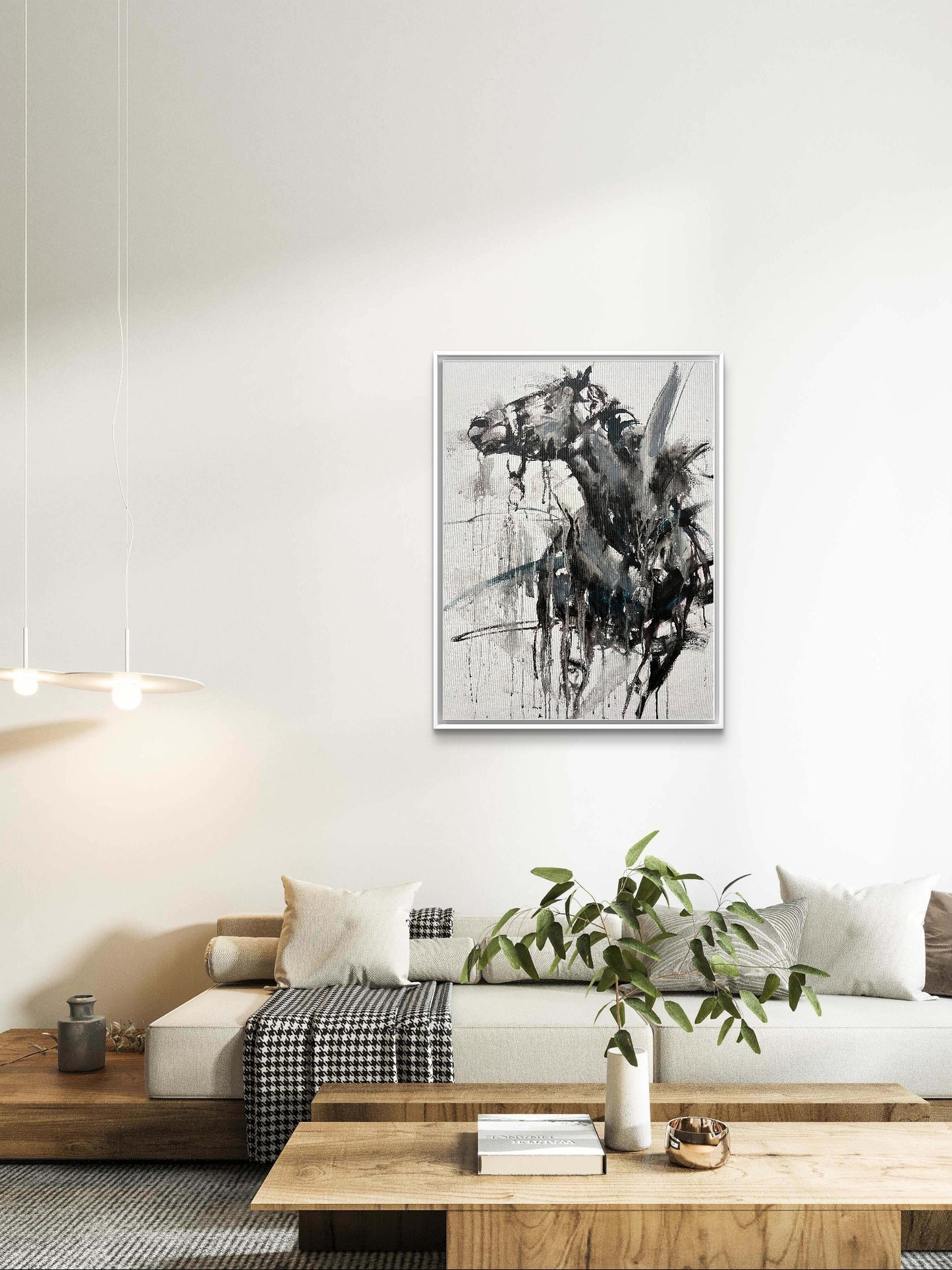 Emotional Reaction - Original Horse and Rider Painting