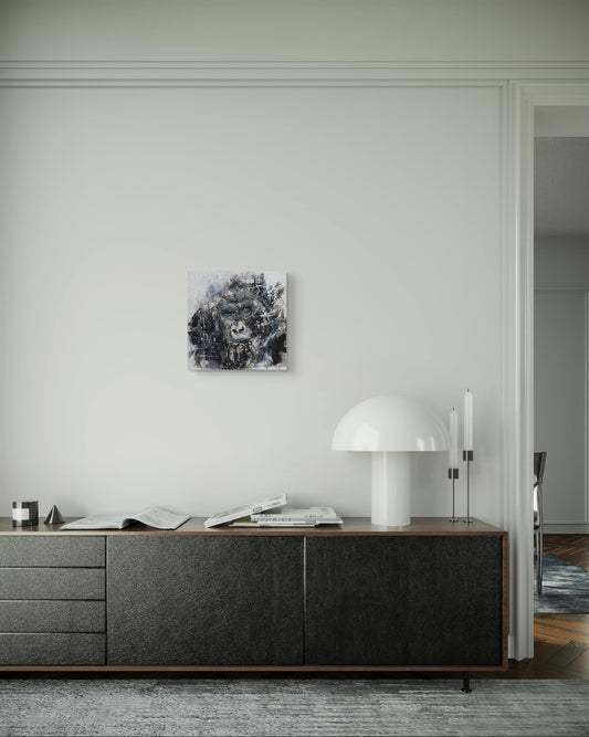No Problem - Original Gorilla Portrait Painting