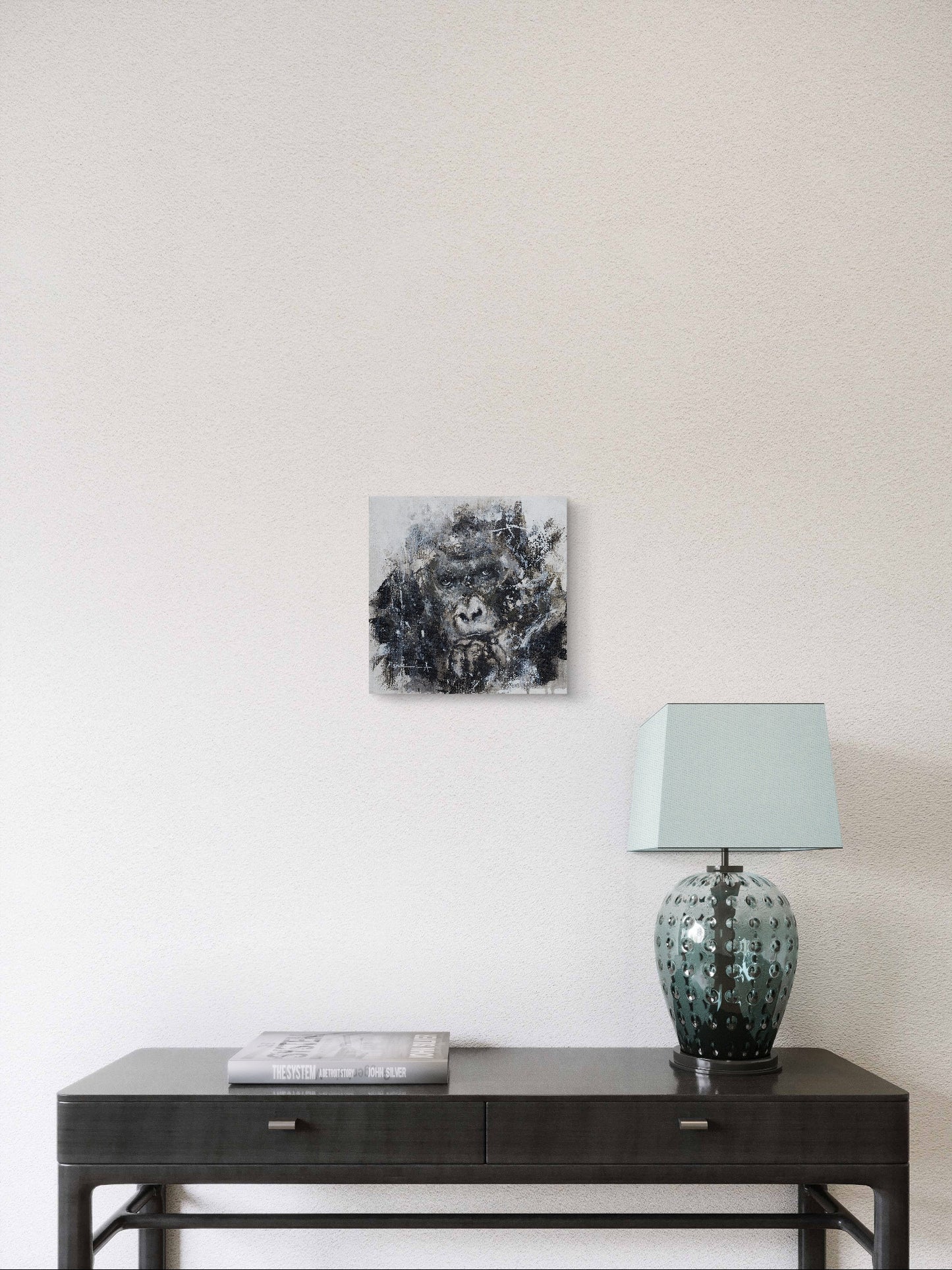 No Problem - Original Gorilla Portrait Painting