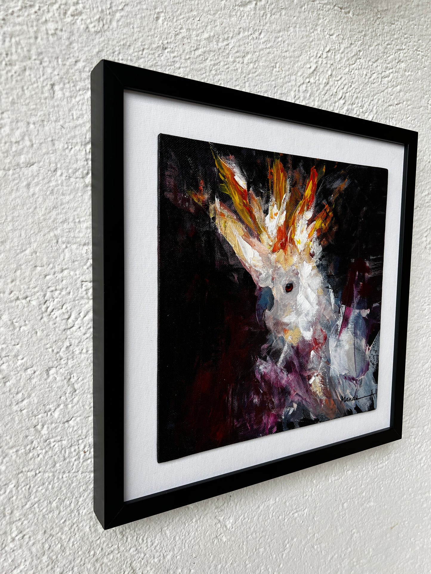 Abstract Bird painting