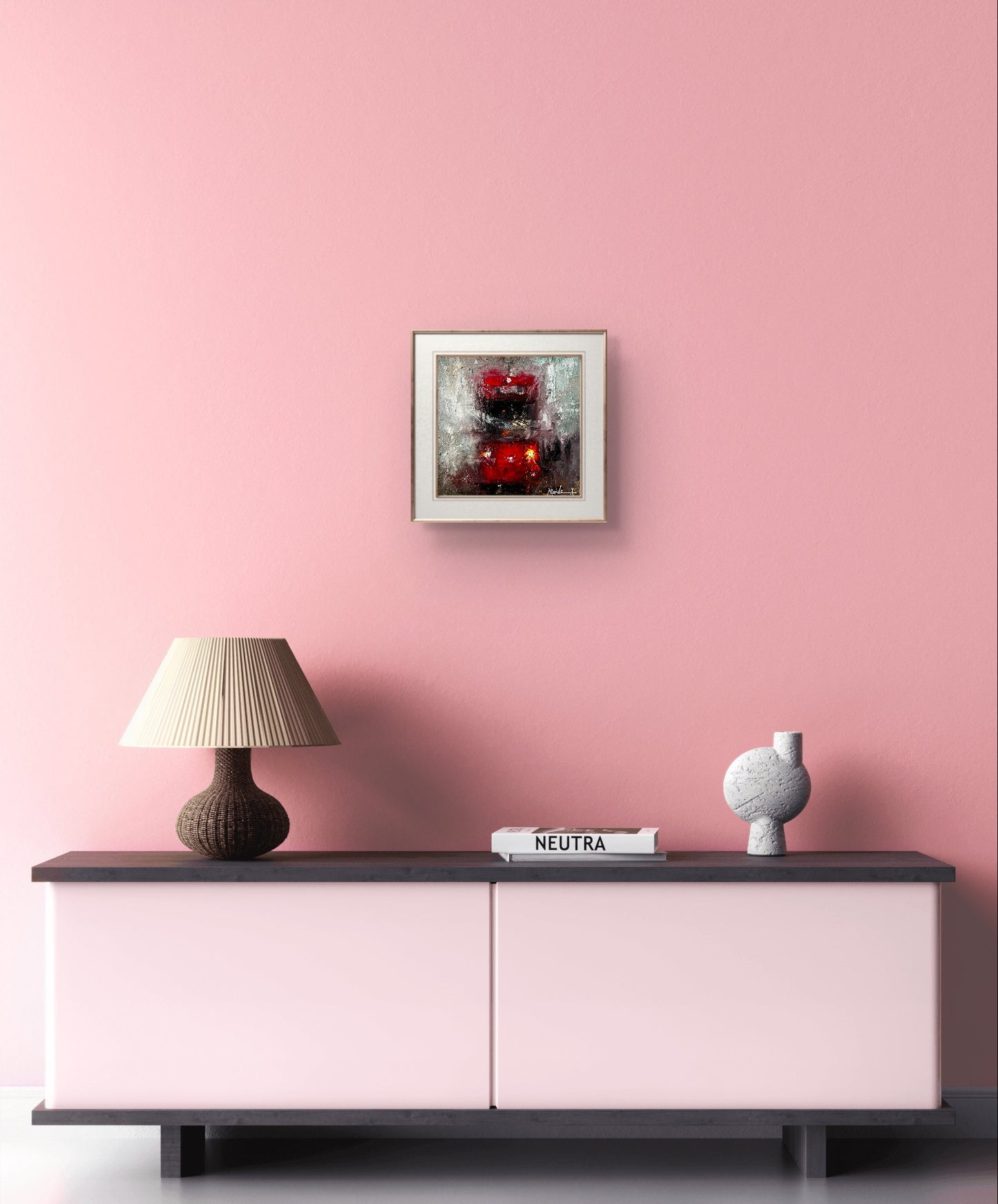 Abstract tram painting