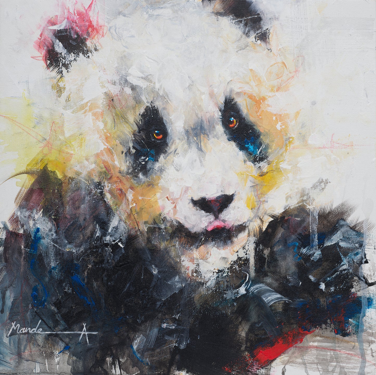 Quiet Courage - Original Animal Portrait Painting