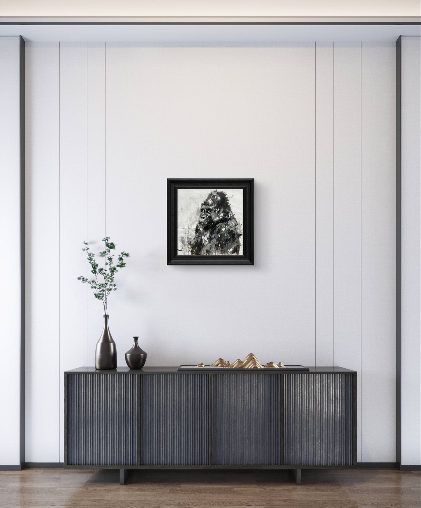 abstract gorilla painting