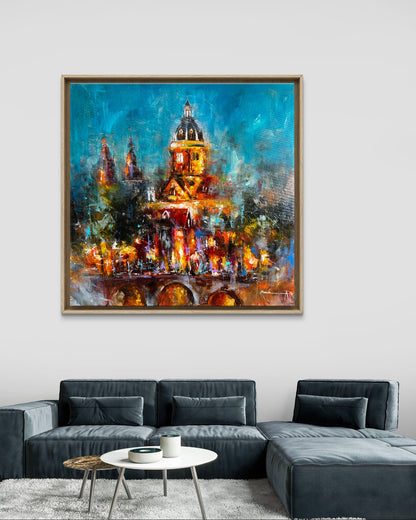 Light of Saint Nicholas - Amsterdam | Original Painting