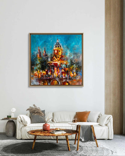 Light of Saint Nicholas - Amsterdam | Original Painting
