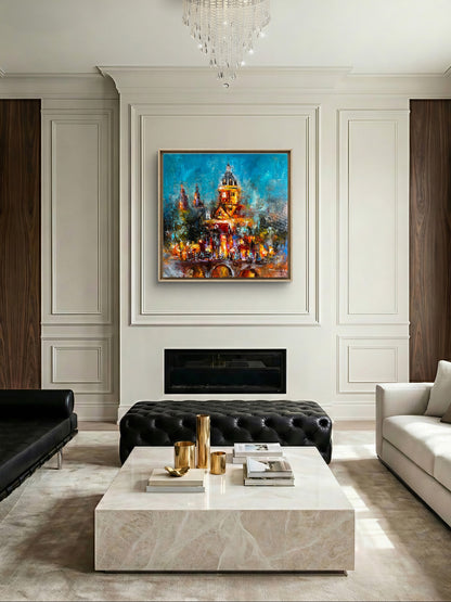Light of Saint Nicholas - Amsterdam | Original Painting