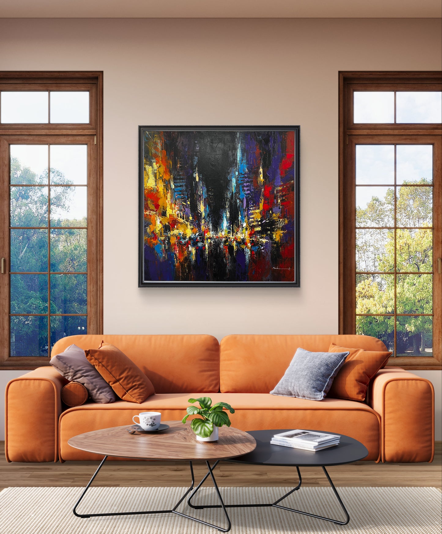 "Modern" - Abstract Cityscape
