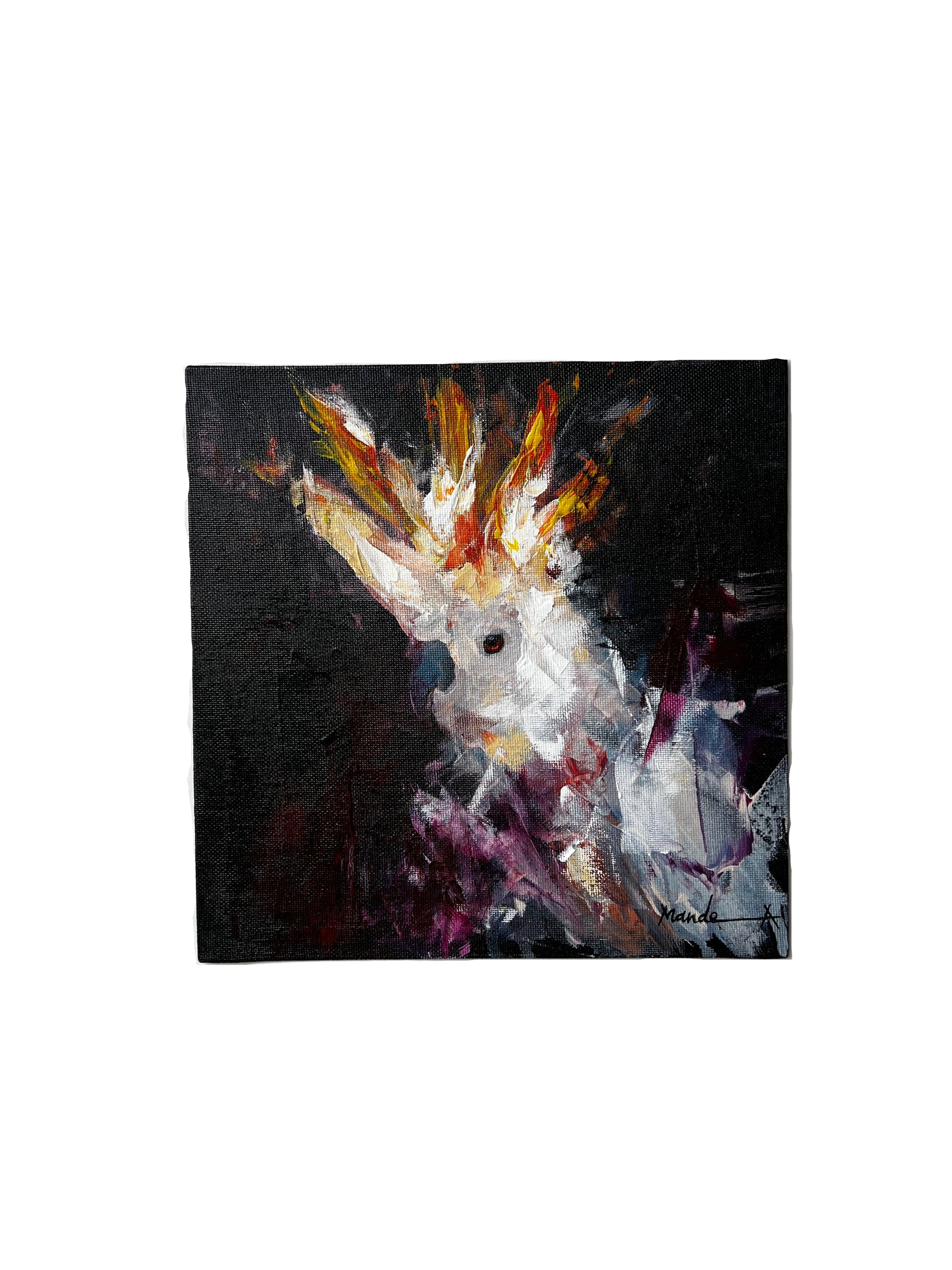 Abstract Bird painting