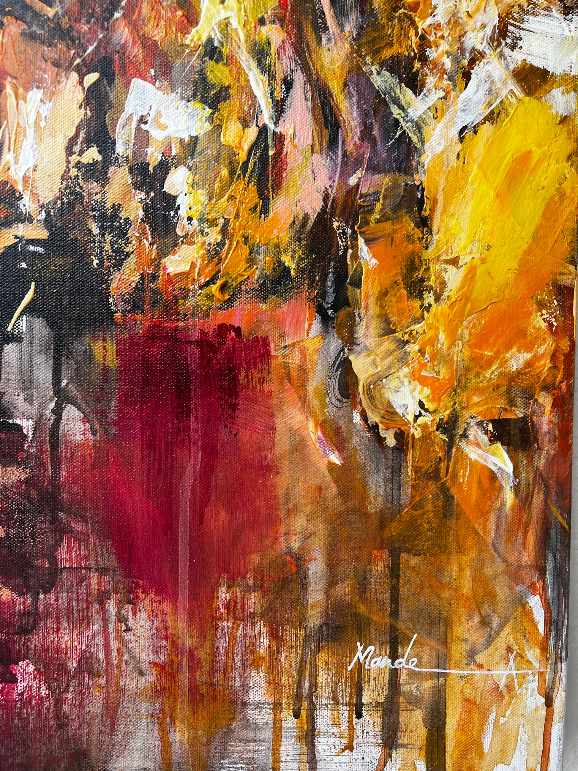 Abstract elephant painting 