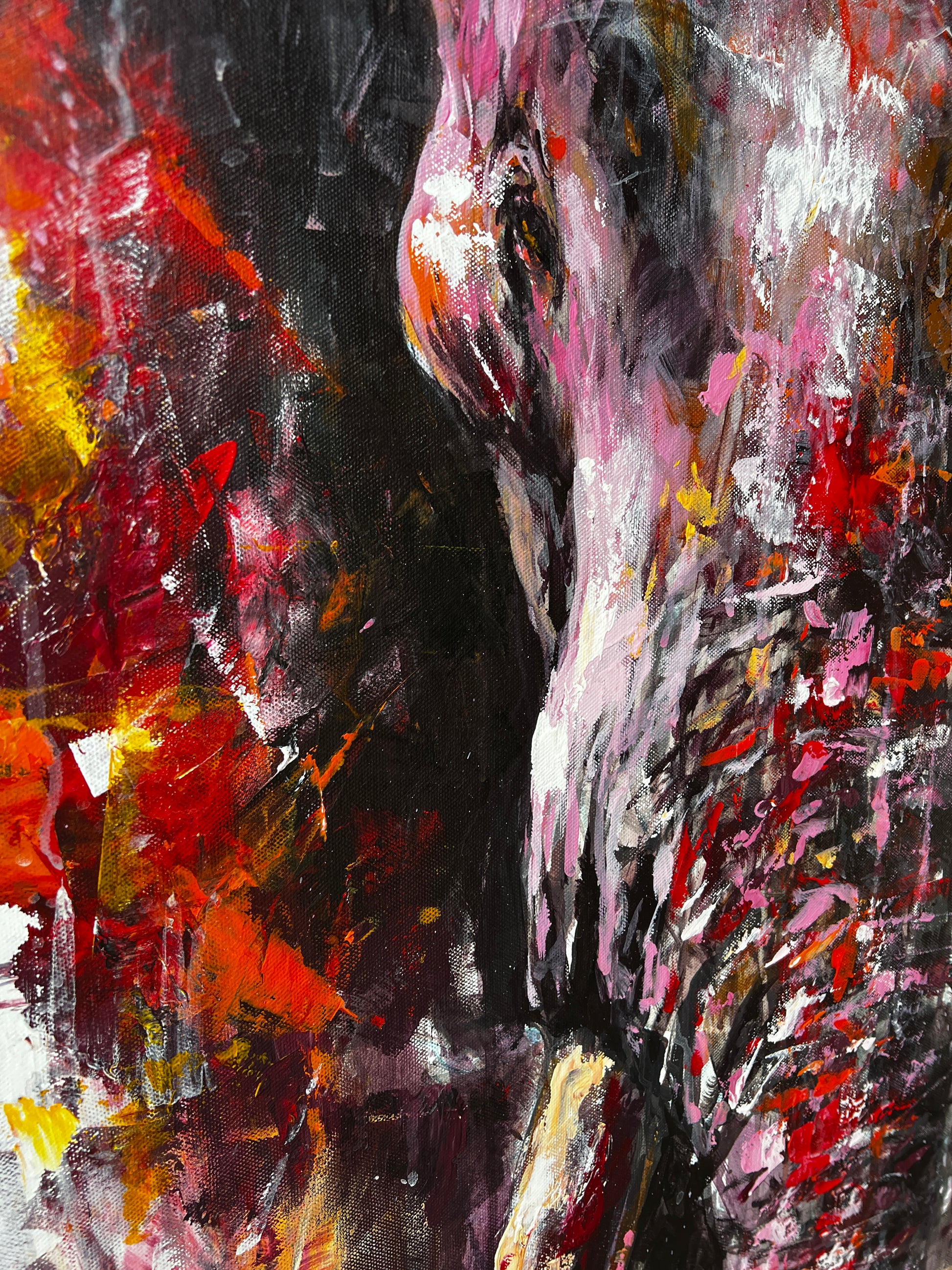 Abstract elephant painting Task Taker