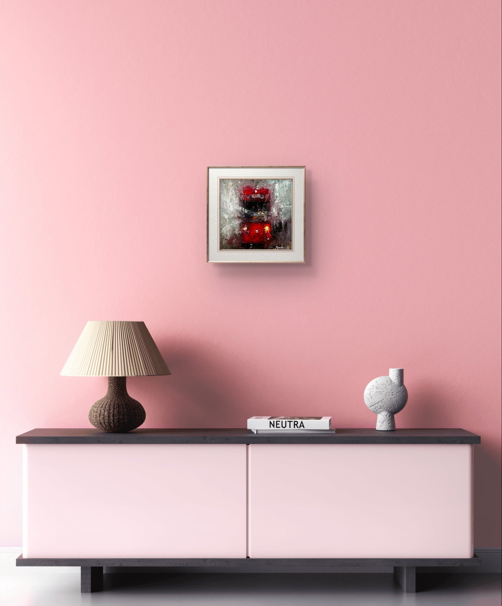 Abstract tram painting 