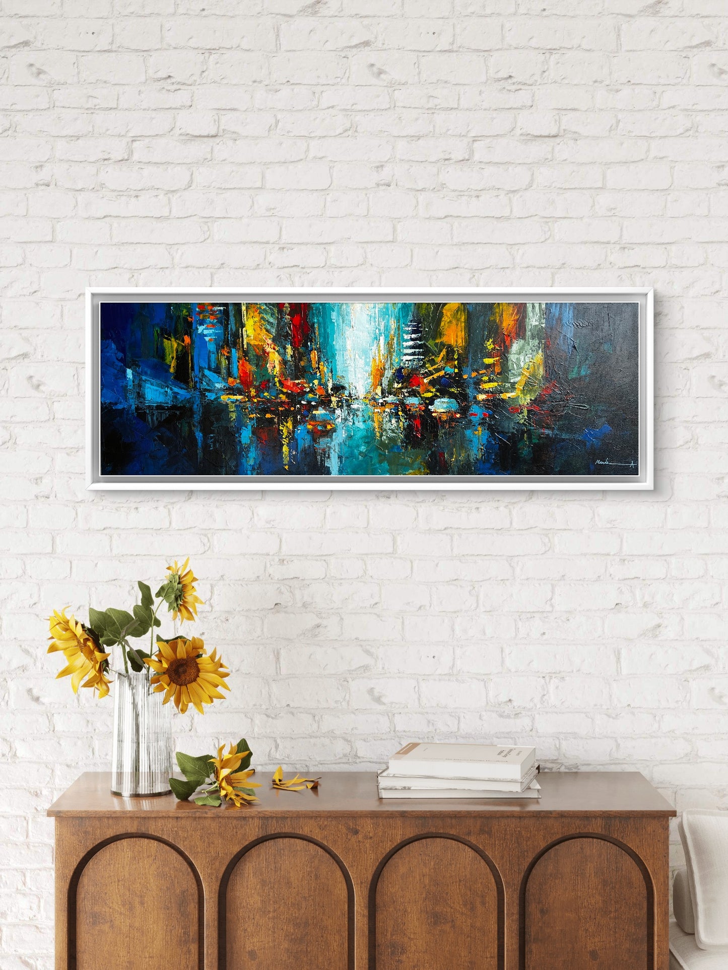 Abstract urban street painting 