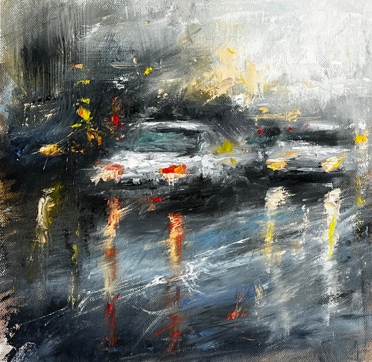 Wet and Windy - Original Oil Painting