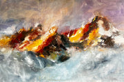 Landscape mountain wall art
