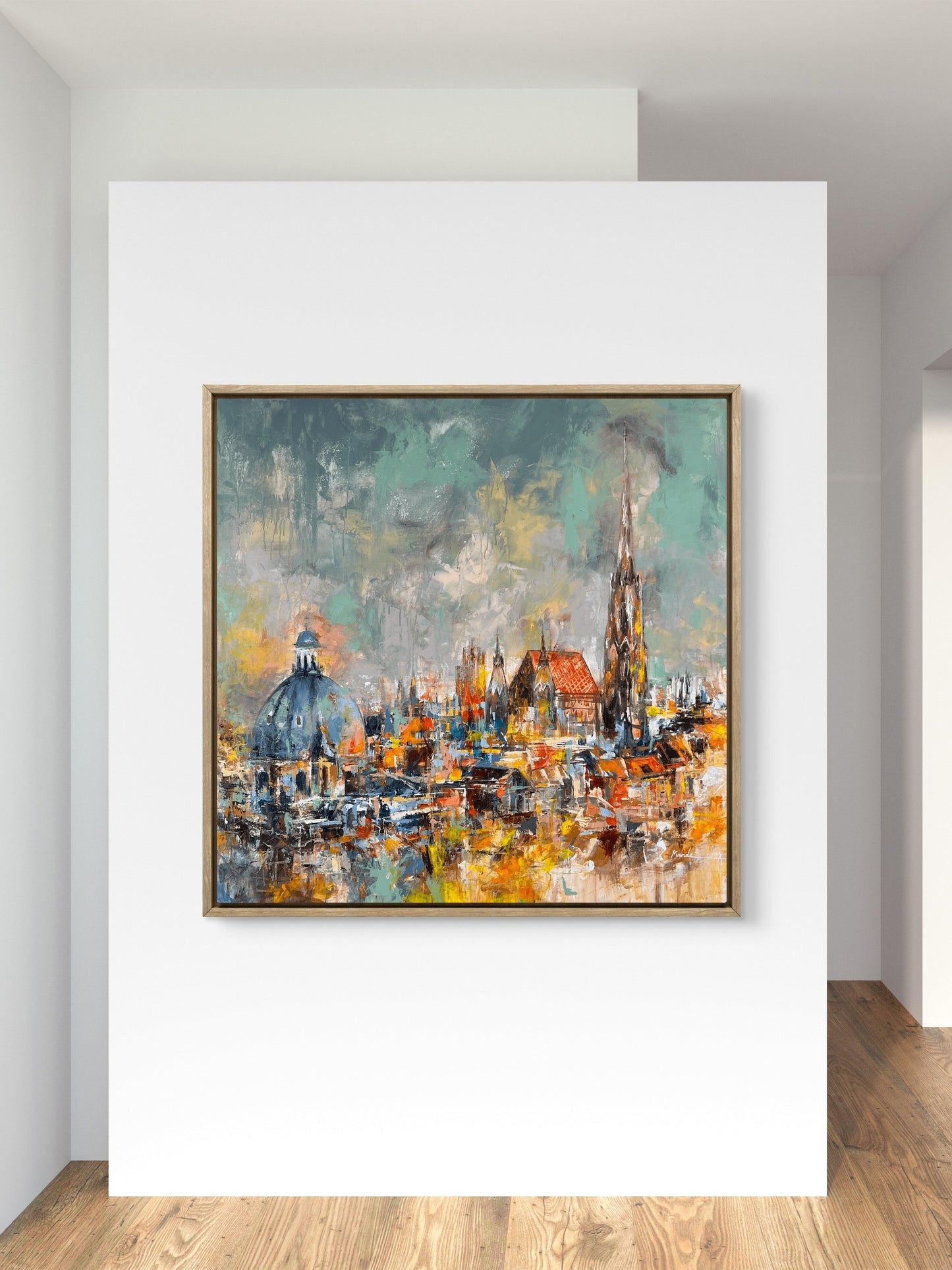 Timeless Tranquility - Vienna Cityscape Painting