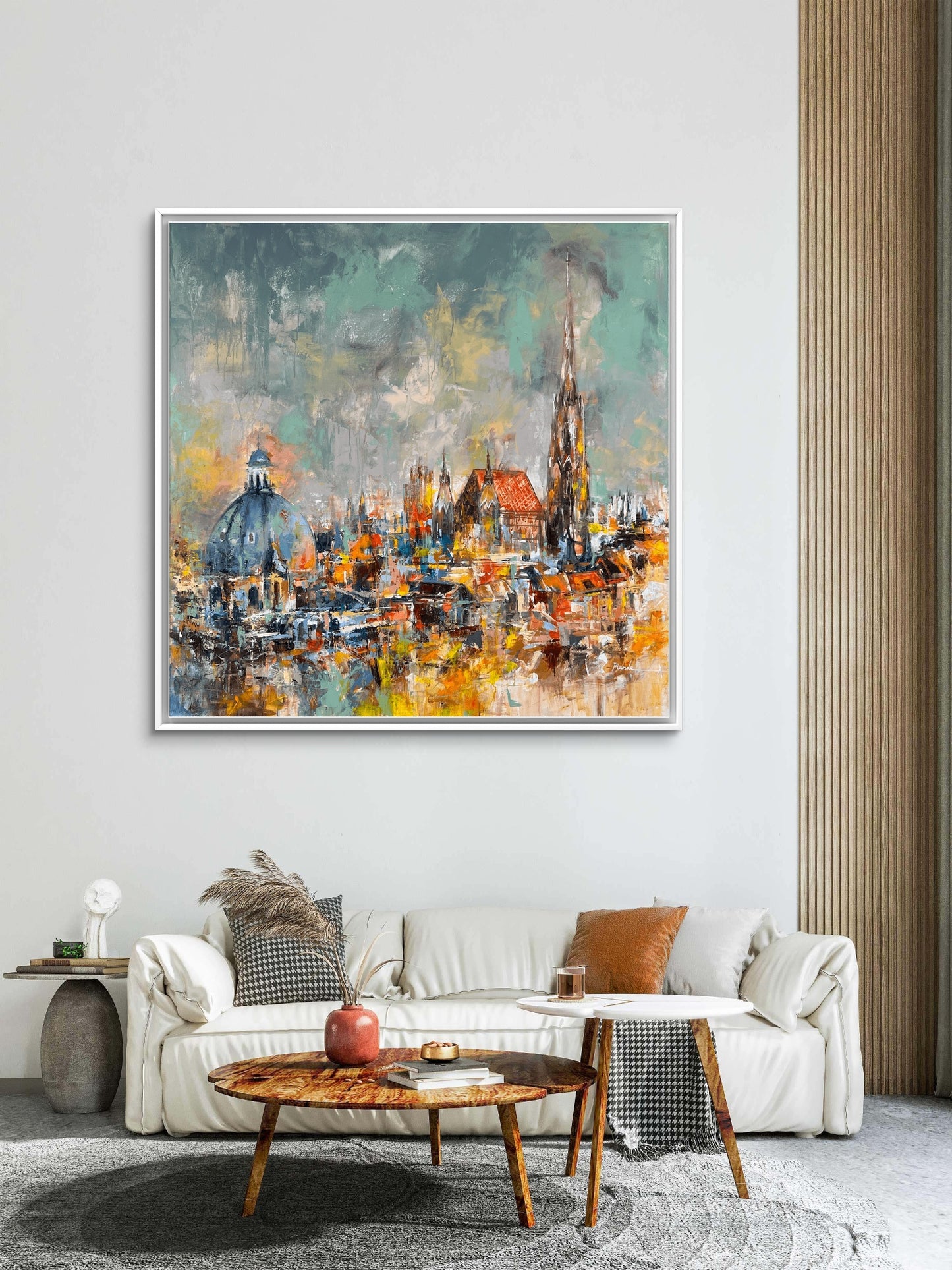 Timeless Tranquility - Vienna Cityscape Painting