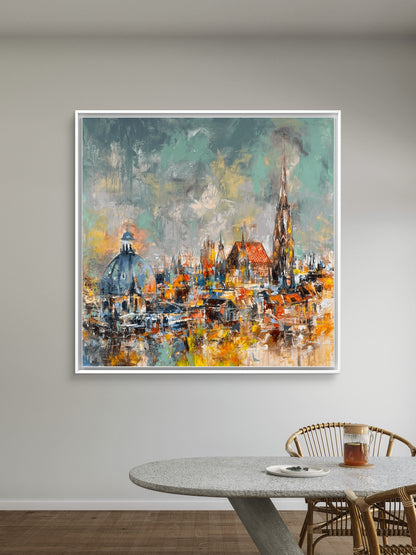 Timeless Tranquility - Vienna Cityscape Painting