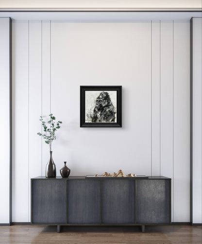 abstract gorilla painting