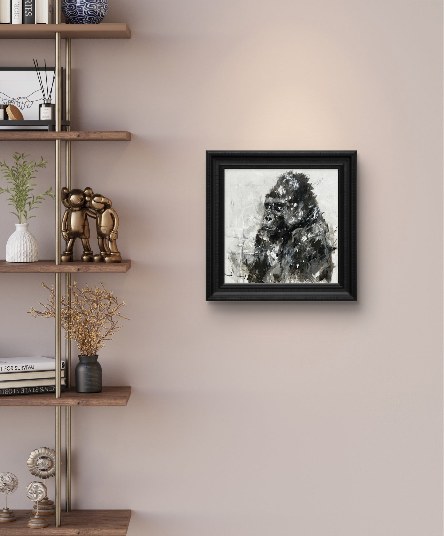 Gorilla painting 