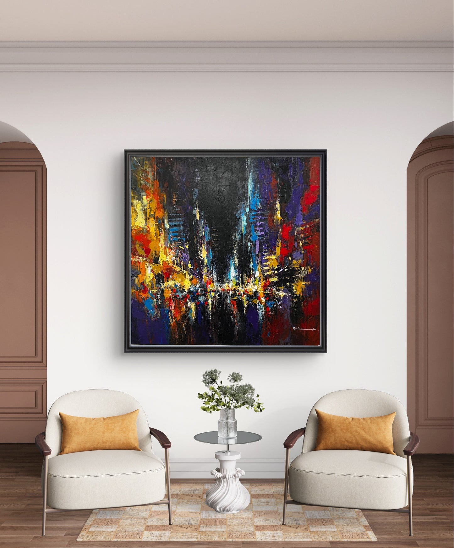 "Modern" - Abstract Cityscape