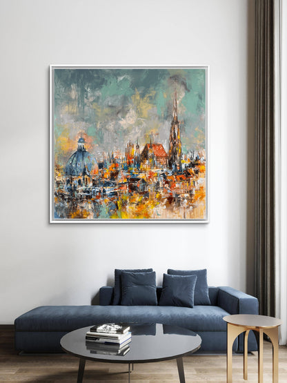 Timeless Tranquility - Vienna Cityscape Painting