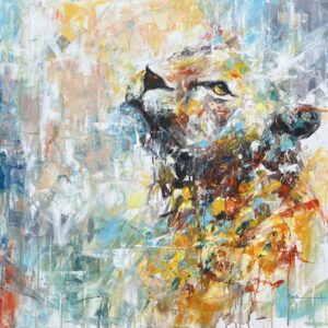 Leopard painting by Mandea Art